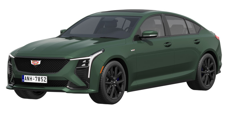 Cadillac CT5-V 2025 3D 모델 .c4d .max .obj .3ds .fbx .stl .blend