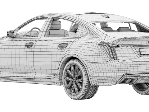 Cadillac CT5-V 2025 3D 모델