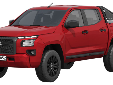 Mitsubishi L200 Triton GLX-R 2025 3D Model