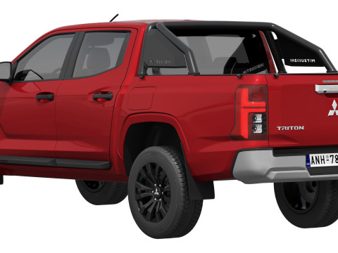 Mitsubishi L200 Triton GLX-R 2025 3D 모델