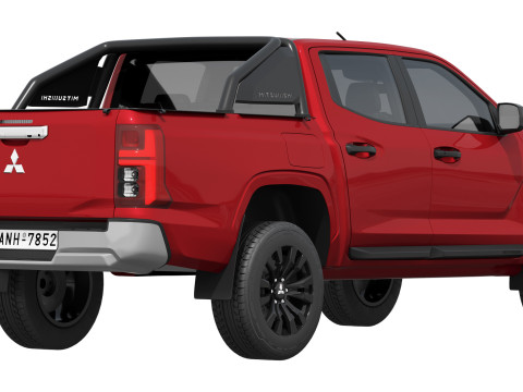 Mitsubishi L200 Triton GLX-R 2025 3D 모델