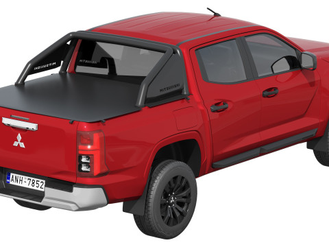 Mitsubishi L200 Triton GLX-R 2025 3D 모델