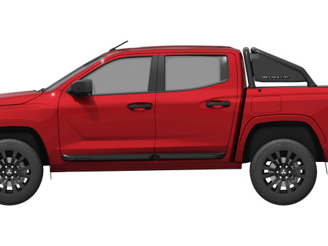Mitsubishi L200 Triton GLX-R 2025 3D 모델
