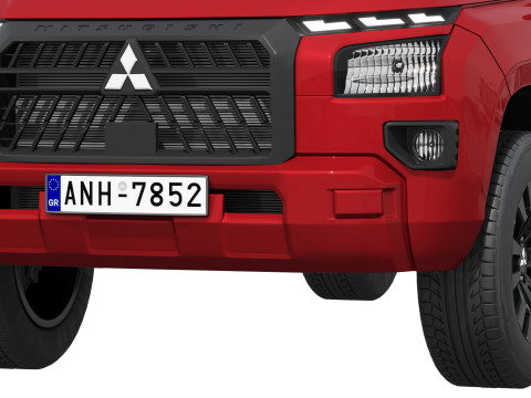 Mitsubishi L200 Triton GLX-R 2025 3D 모델