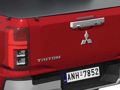 Mitsubishi L200 Triton GLX-R 2025 3D 모델