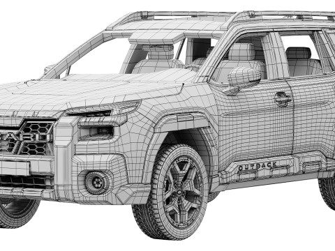 Subaru Outback Wilderness 2026 3D मॉडल