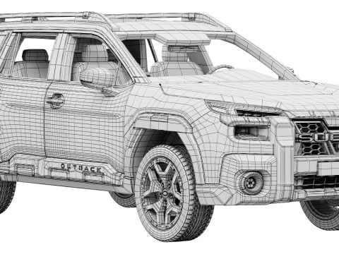 Subaru Outback Wilderness 2026 3D मॉडल