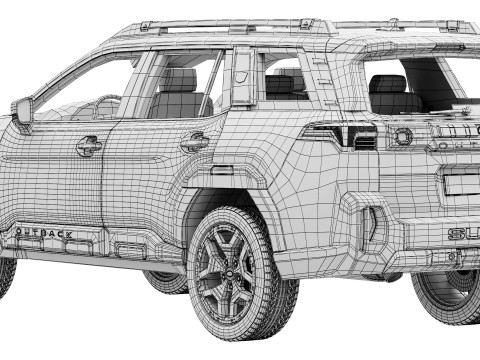 Subaru Outback Wilderness 2026 3D मॉडल