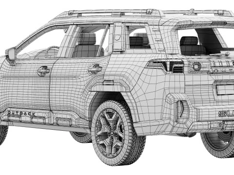 Subaru Outback Wilderness 2026 Modello 3D