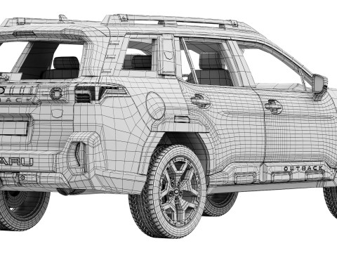 Subaru Outback Wilderness 2026 3D मॉडल