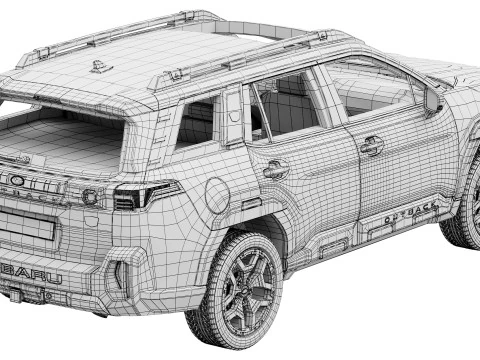 Subaru Outback Wilderness 2026 Modello 3D