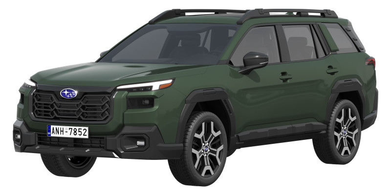 斯巴鲁傲虎 2026 3D 模型 .c4d .max .obj .3ds .fbx .stl .blend 