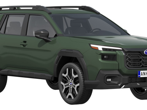 斯巴鲁傲虎 2026 3D 模型