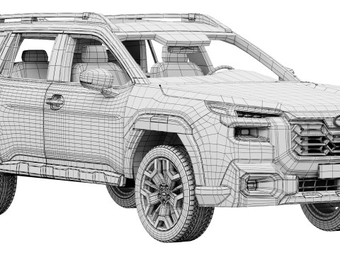 斯巴鲁傲虎 2026 3D 模型