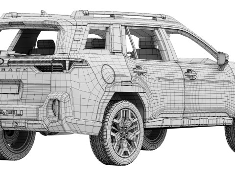 斯巴鲁傲虎 2026 3D 模型