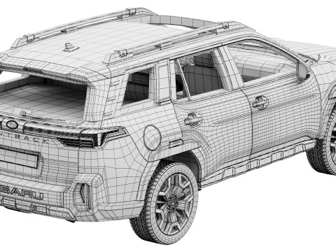 斯巴鲁傲虎 2026 3D 模型