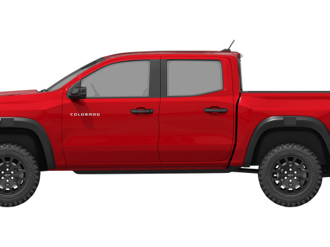 Chevrolet Colorado Trail Boss 2025 3D 模型