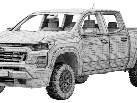 Chevrolet Colorado Trail Boss 2025 3D 模型