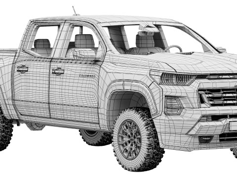 Chevrolet Colorado Trail Boss 2025 3D 模型