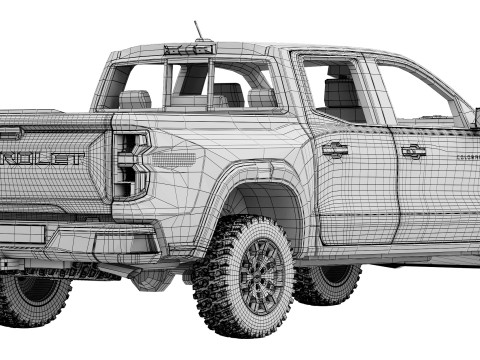 Chevrolet Colorado Trail Boss 2025 3D 模型