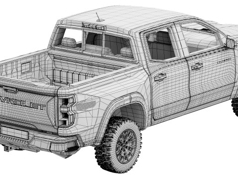 Chevrolet Colorado Trail Boss 2025 3D 模型