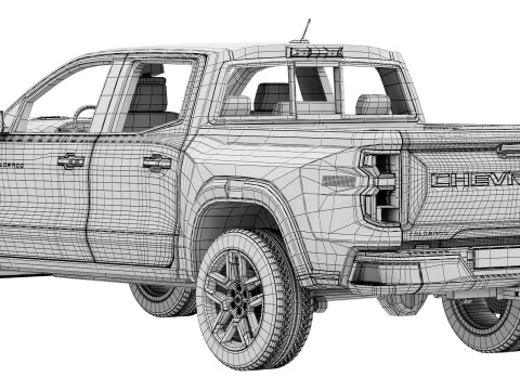 Chevrolet Colorado Z71 2025 Modello 3D