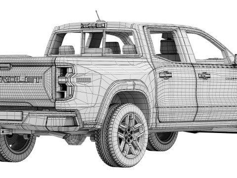 Chevrolet Colorado Z71 2025 3D Model