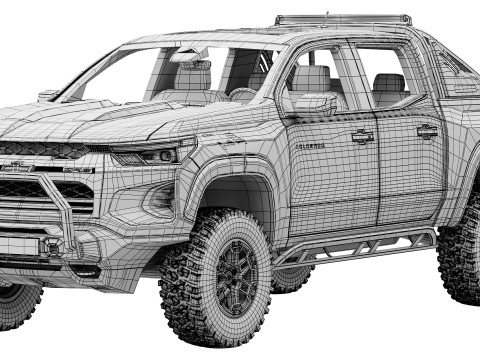 Chevrolet Colorado ZR2 Desert Boss 2025 Modelo 3D
