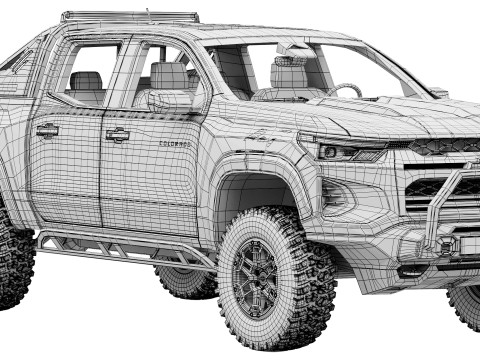 Chevrolet Colorado ZR2 Desert Boss 2025 Modelo 3D