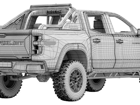 Chevrolet Colorado ZR2 Desert Boss 2025 Modelo 3D