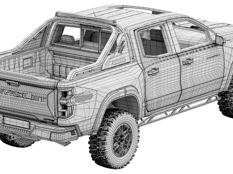 Chevrolet Colorado ZR2 Desert Boss 2025 3D Model