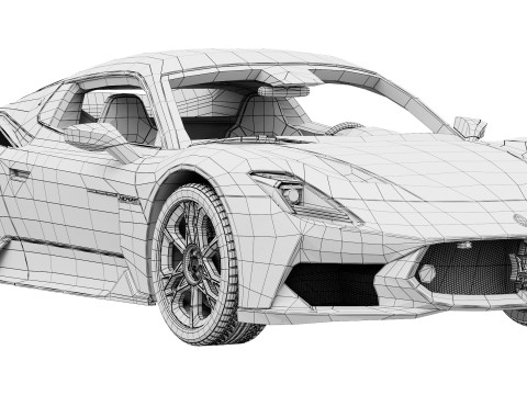 Maserati MCPura 2026 Model 3D