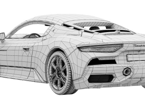 Maserati MCPura 2026 Model 3D