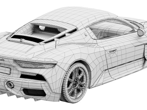 Maserati MCPura 2026 Model 3D