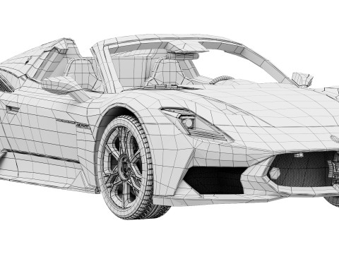 Maserati MCPura Cielo 2026 3D Model