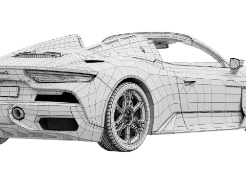 Maserati MCPura Cielo 2026 3D Model