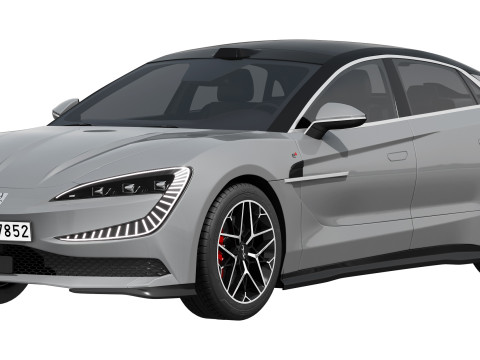 BYD YangWang U7 EV 2025 3D मॉडल