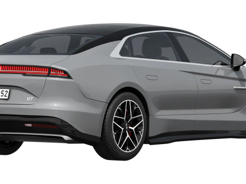 BYD YangWang U7 EV 2025 3D Model