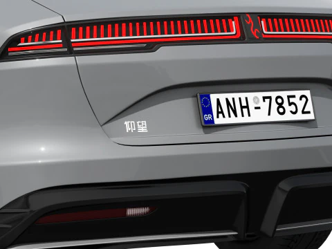 BYD YangWang U7 EV 2025 3D Model