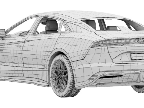 BYD YangWang U7 EV 2025 3D Model