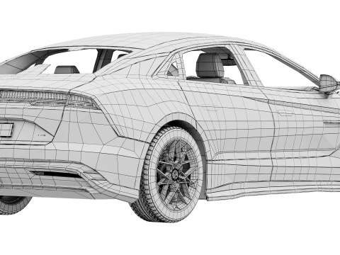 BYD YangWang U7 EV 2025 3D Model
