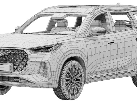 Chery Tiggo 8 2025 3D Modell