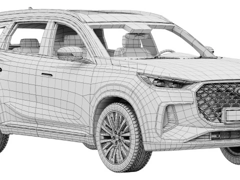 Chery Tiggo8 2025 Modello 3D