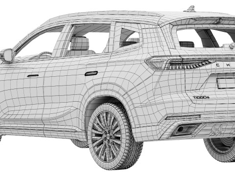 Chery Tiggo 8 2025 3D Modell