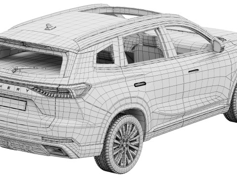 Chery Tiggo 8 2025 3D Modell