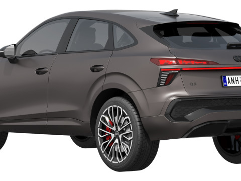 Audi Q3 Sportback 2026 3Dモデル