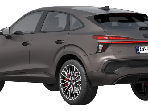 Audi Q3 Sportback 2026 3D Model