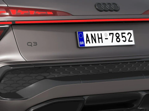 Audi Q3 Sportback 2026 3D Model