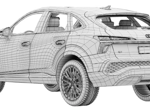 Audi Q3 Sportback 2026 3D Model