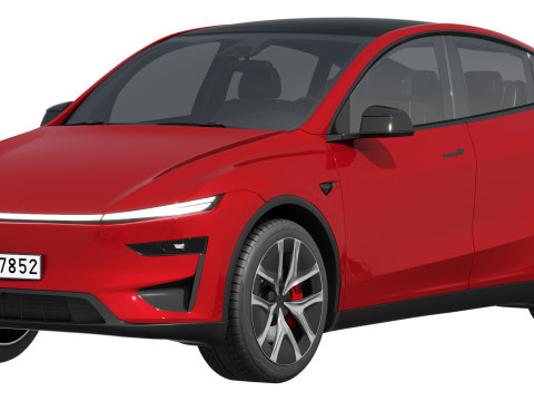 Tesla Model Y Performance 2026 Modello 3D